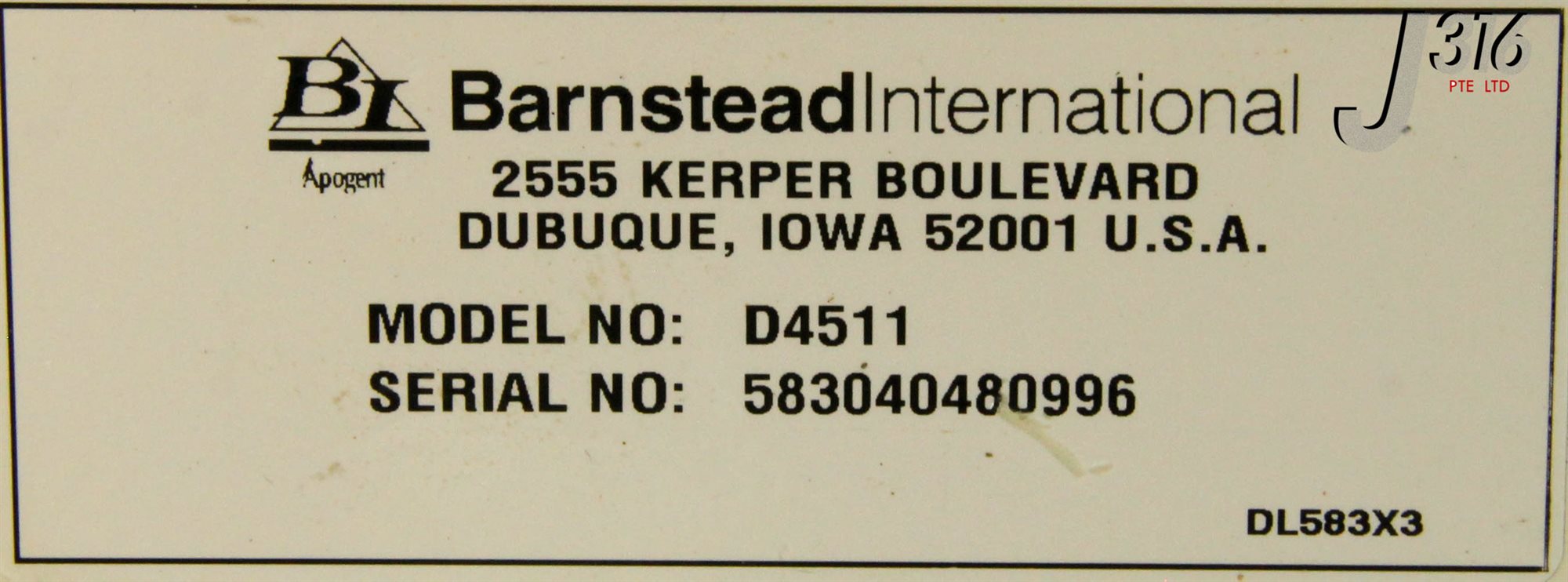 D4641 Thermo Barnstead Water Purification E-Pure D4641 Thermo Barnstead Water Purification E-Pure